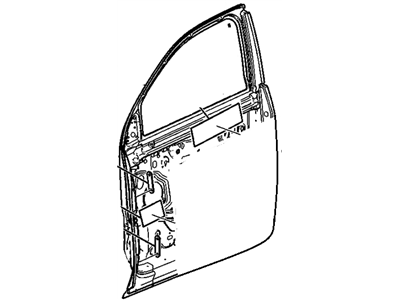 GM 23376625 Door Assembly, Front Side (Lh)