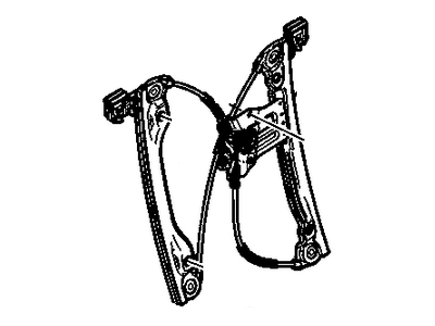 Chevrolet Cruze Window Regulator - 95382562