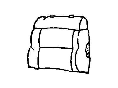16803104 GM Cover Assembly, P&Driver Seat Back *Shale Illustration 1 of 1
