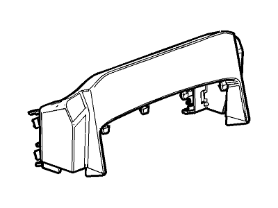 GM 20845986 Cover Assembly, Steering Column Housing *Cocoa