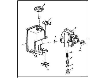 GM Power Steering Pump - 19369081