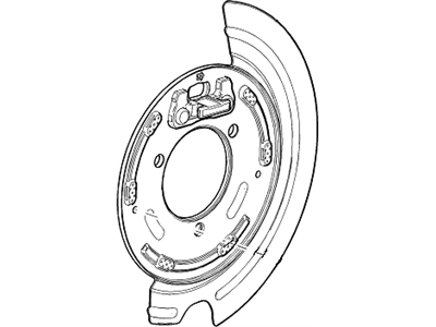 GM 23332142 Plate, Rear Parking Brake Anchor Backing