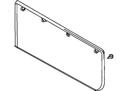 GM 30022409 Trim,Rear Gate (On Esn)