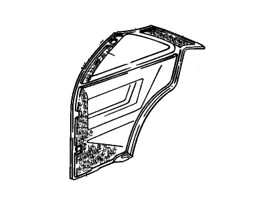 GM 22586620 PANEL, Rear Quarter Trim