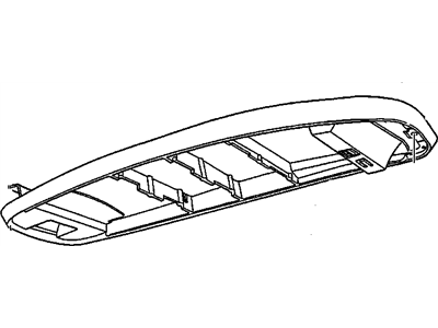 GM 12388937 Bezel,Hdlnr Roof Console Trim Neutral *Neutral