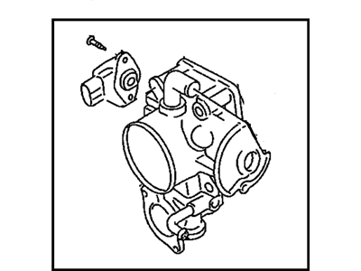 GM 91174448 Fuel Injection Air Meter Body