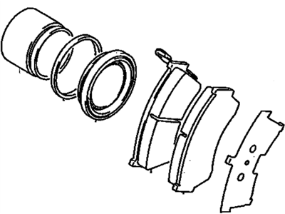 GM 96060664 Caliper Asm,Front Brake,R (On Esn)