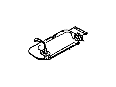 GM 12538276 Retainer,Sunshade, Right L*Neutral