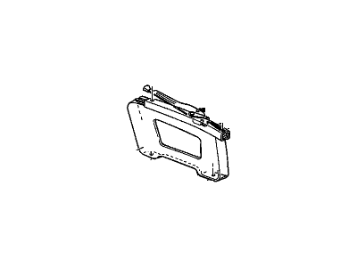 GM 15995562 Riser Assembly, Intermediate Seat (W/ Adjuster) *Light Gray
