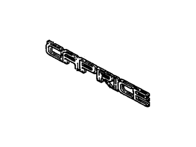 1992 Chevrolet Caprice Emblem - 10211738