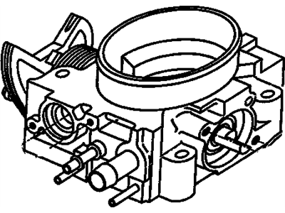 GM 17113620 Fuel Injection Air Meter Body