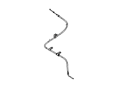 Chevrolet Epica Parking Brake Cable - 96388691