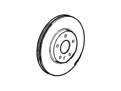 2015 Cadillac ELR Brake Disc - 23447027
