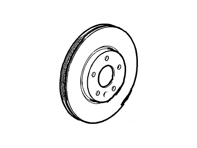 GM 23447027 Front Brake Rotor