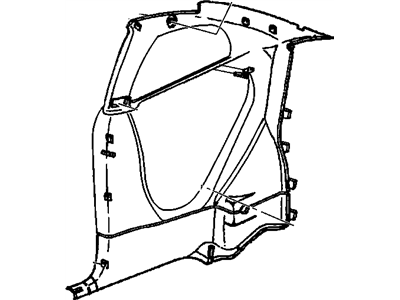 GM 22655923 Panel Assembly, Quarter Trim *Neutral