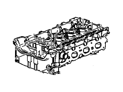 2008 Saturn Vue Cylinder Head - 19352790