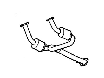 GM 15083262 Catalytic Converter Assembly (W/ Exhaust Manifold Pipe)
