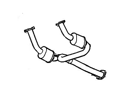 Chevrolet Trailblazer Catalytic Converter - 15083262