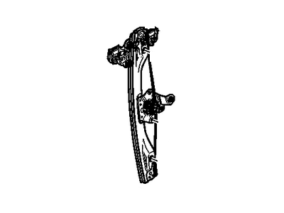 GM 95999489 Rear Side Door Window Regulator