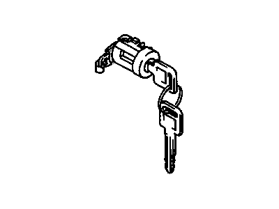 GM 91174083 Cylinder,Front Side Door Lock