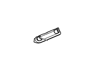 GM 15232586 Cover, Driver Seat Outer Adjuster Trk Rear Finish *Light Ttnum