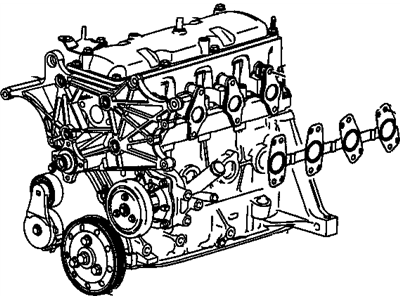 2002 GMC Sonoma Cylinder Head - 24577648