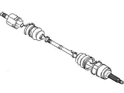 GM 96068969 Front Wheel Drive Shaft