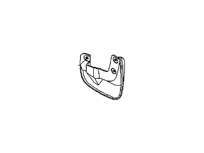 GM 96808316 Guard,Front Fender Mud Flap