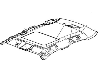 GM 89024679 Panel Asm,Headlining Trim *Light Gray *Gray