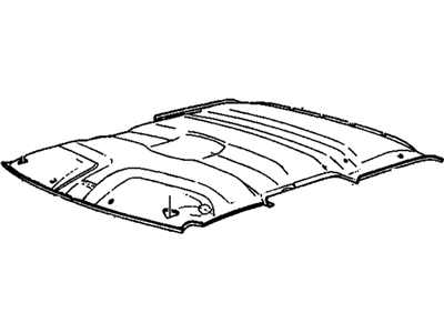 GM 15768463 Panel Assembly, Headlining Trim *Graphite