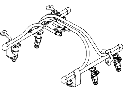 GM 24508284 Rail Assembly, Sequential Multiport Fuel Injection Fuel