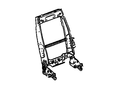 GM 89044331 Frame Asm,Passenger Seat Back Cushion