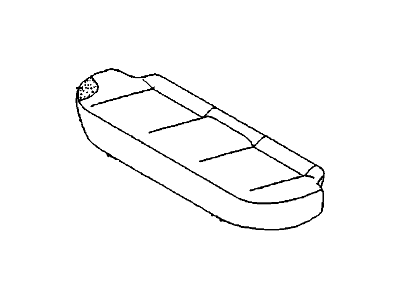 Pontiac G3 Seat Cushion Pad - 96424232