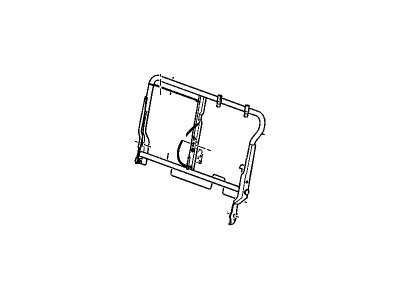 GM 88936960 Frame,Rear Seat Back Cushion