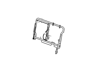 GM 88938584 Frame,Rear Seat Back Cushion