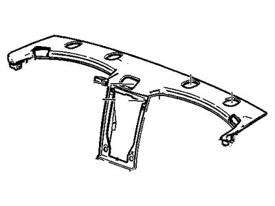 GM 15297382 Trim Assembly, Rear Window Panel *Shale