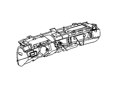 GM 88890510 Panel Asm,Instrument Lower *Gray