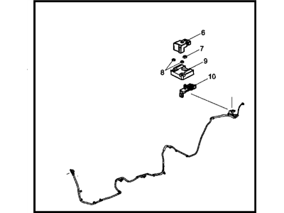 GM 92216221 Cable,Battery Positive