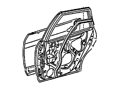 GM 88969771 Door,Rear Side