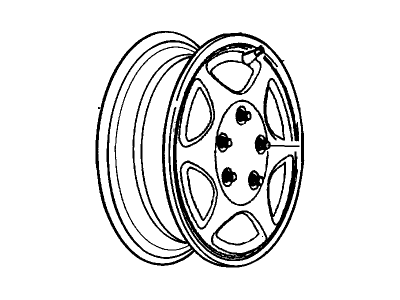 Oldsmobile Spare Wheel - 9593896
