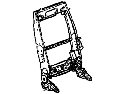 GM 89043125 Frame Asm,Passenger Seat Back Cushion