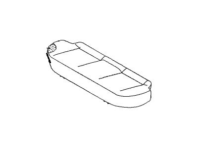 GM 96495350 Cover,Rear Seat Cushion