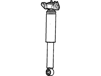 GM 84226150 Rear Shock Absorber Assembly (W/ Upper Mount)