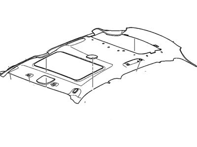 GM 15818589 Panel Assembly, Headlining Trim *Neutral