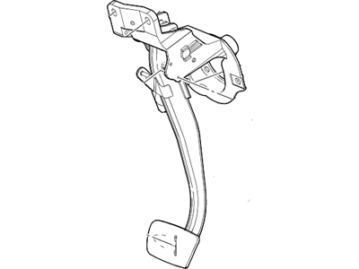2015 Cadillac CTS Brake Pedal - 22910176