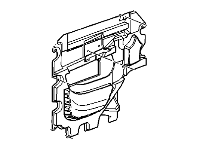 GM 20790445 Deflector Assembly, Rear Side Door Water
