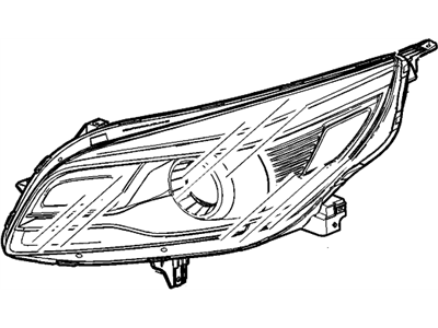 GM 23285542 Headlight Assembly