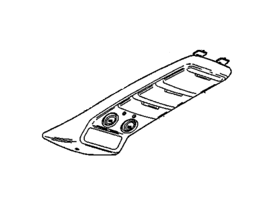 GM 15047773 Console Assembly, Roof *Neutral