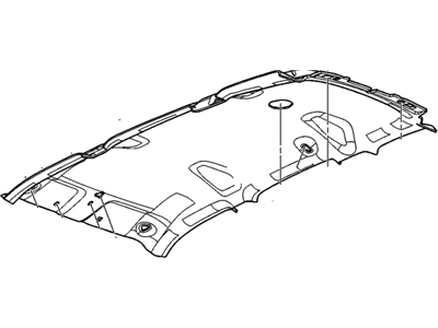 GM 25920165 Panel, Headlining Trim *Gray Y