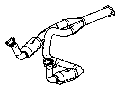 GM 15747730 3Way Catalytic Convertor Assembly (W/ Exhaust Manifold *Marked Print *Marked Print